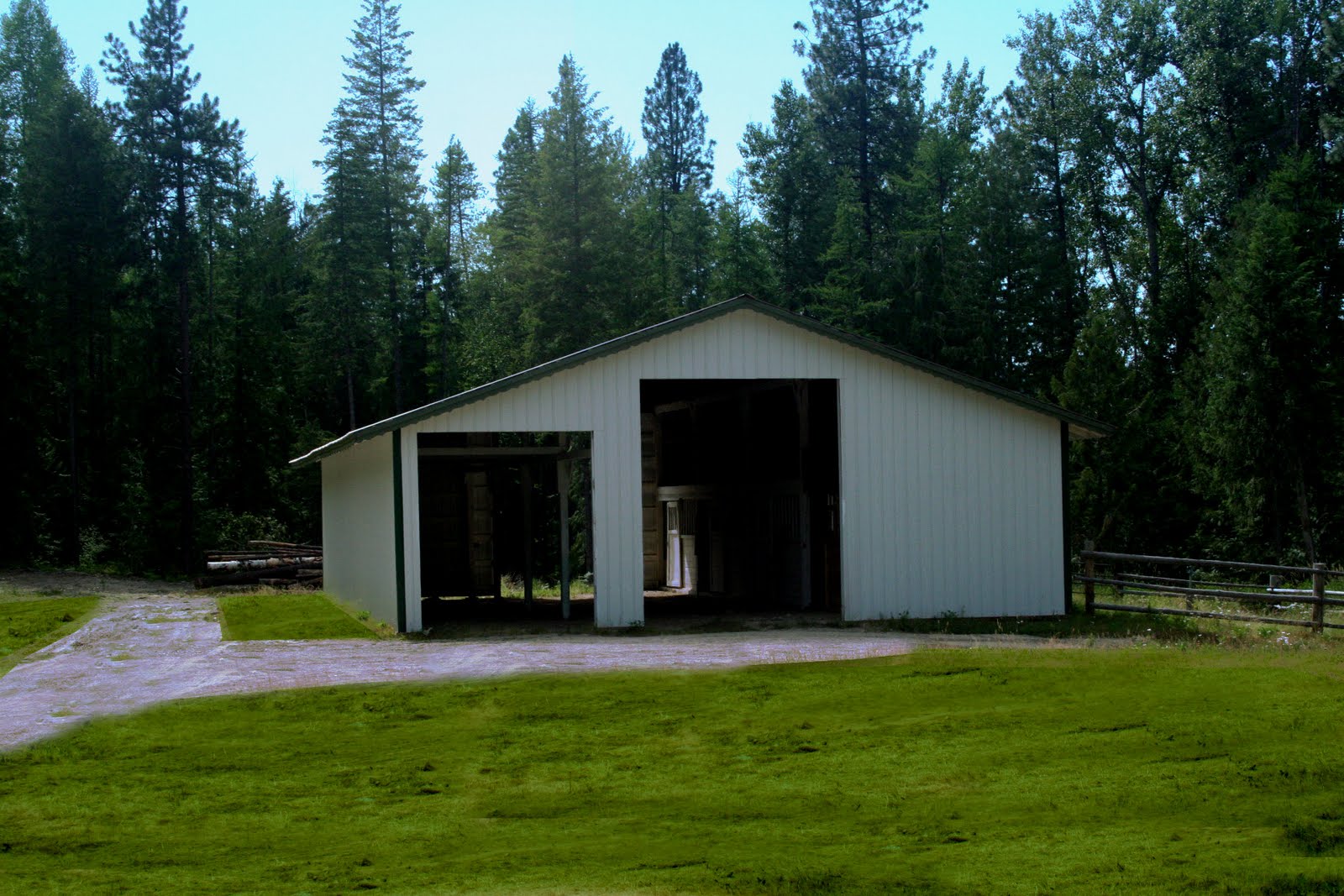 North Idaho Property For Sale Bring the horses, Home, barn, creek acreage
