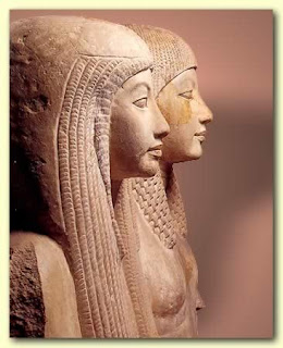 اثار فرعونية قديمة من المتحف المصري Maya+and+Meryet+%28from+the+reign+of+Horemheb%29