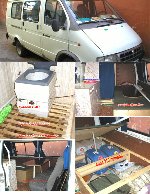 Как сделать своими руками: Как сделать кемпер из газели своими руками