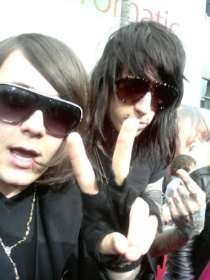 Trace Cyrus and Mason Musso were hanging out at the Hannah Montana The 
