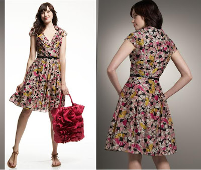 Kay Unger Floral Dress for