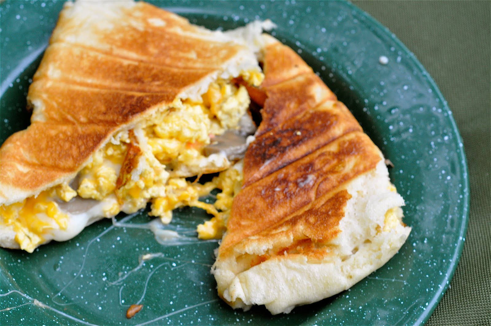 Ashley's Cooking Adventures Egg and Cheese Pudgy Pie