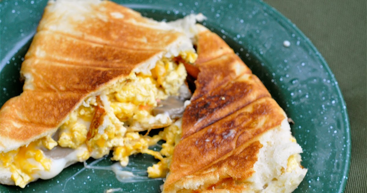 Ashley's Cooking Adventures Egg and Cheese Pudgy Pie