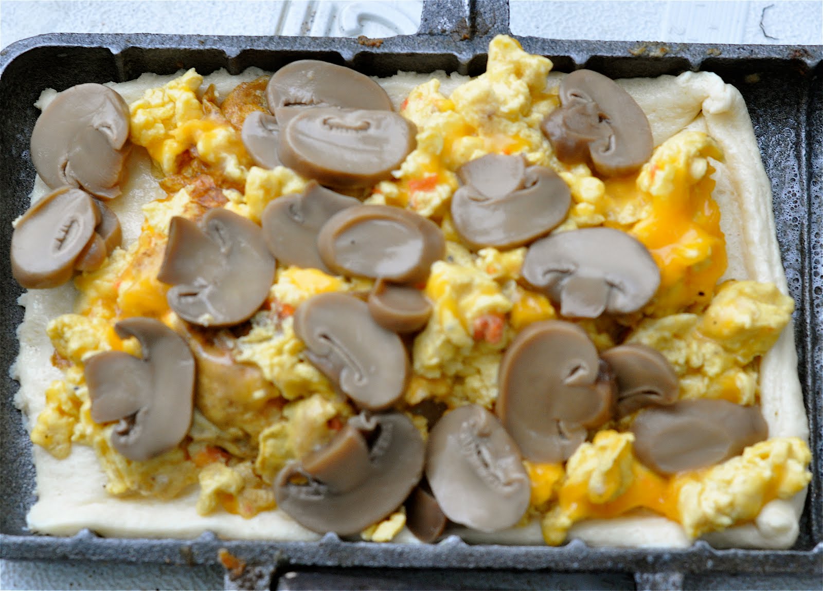 Ashley's Cooking Adventures Egg and Cheese Pudgy Pie