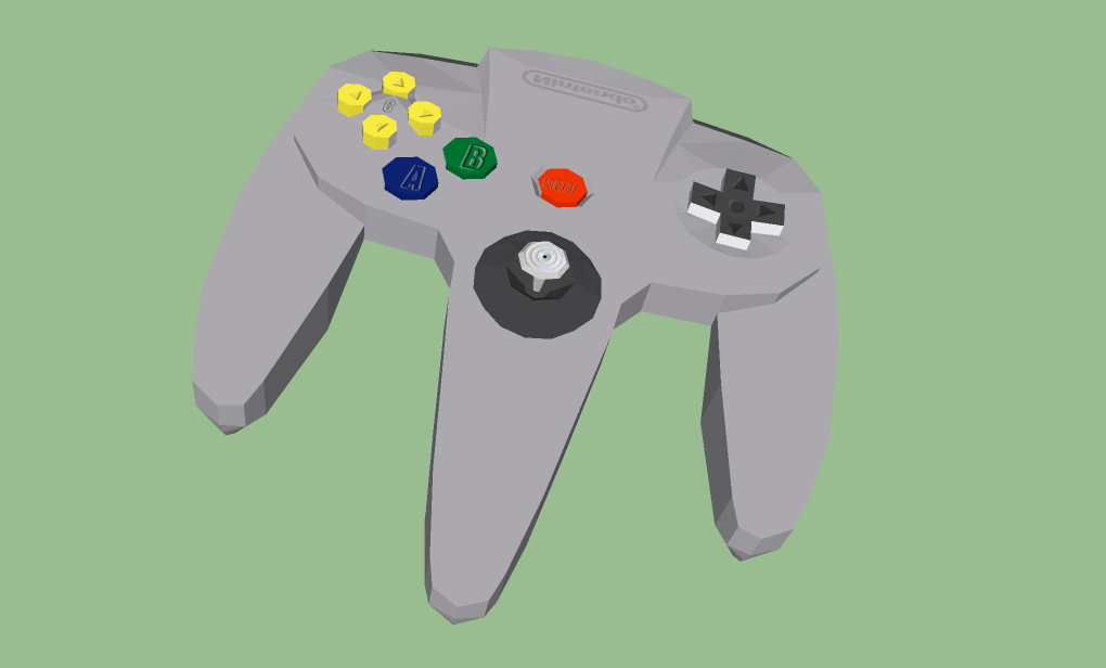 Evans Papercraft Blog N64 Controller