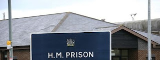 Outside of a British prison.