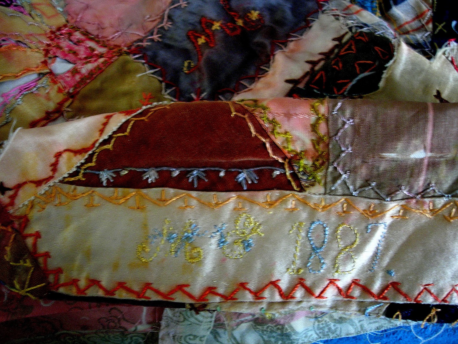 The Rustic Victorian Crazy Quilt by M.E.