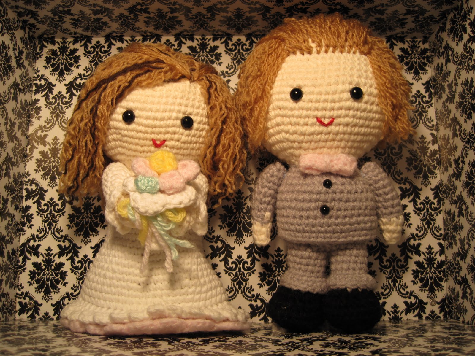 Bride and Groom wedding present Sayjai Amigurumi Crochet Patterns