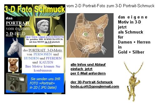 mein 3-D Portrait Schmuck-Stück