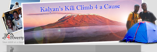 Kalyan's Kili Climb 4 a cause