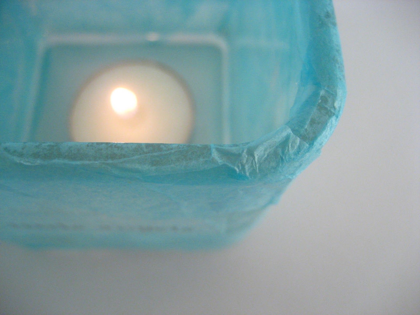 Thirty Fingers Thirty Toes Tissue Paper Votive Holder