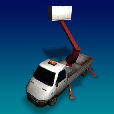 3D Model of Recovery Car 2