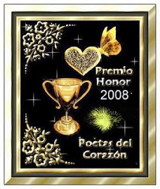 Premio Honor 2008 Poetas del Corazón