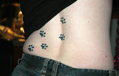 Cat Paw Print Tattoo - Feminine Tattoo