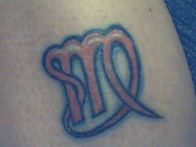 Virgo Tattoo Design - Zodiac Symbol. RANDOM TATTOO QUOTE: Good tattoos 