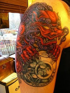 dragon Tattoo Design on Male Hand