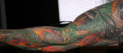 Dragon+tattoo+sleeve+designs