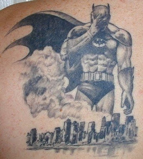 Superhero Tattoos - Batman Tattoo Design