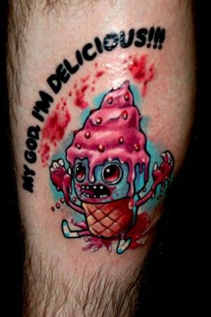 This tattoo, like all tattoos, was painful to get. Ice Cream Tattoo Designs