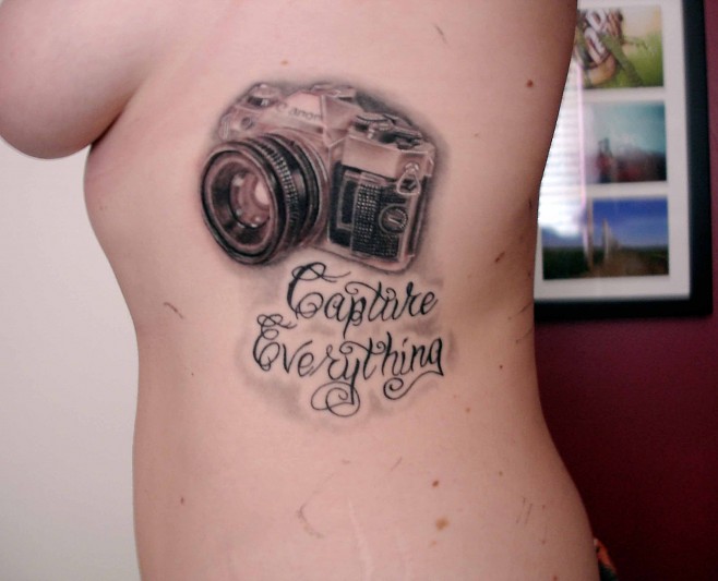 Tech Tattoo - Camera Tattoo Design