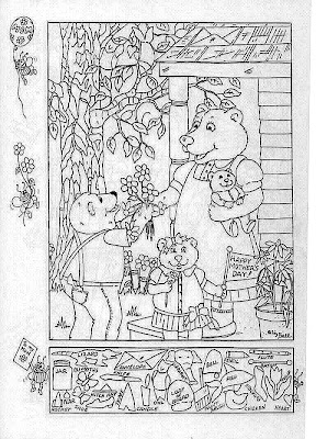 Free Crossword on Publishing  Mother S Day Printable Hidden Picture Puzzle Coloring Page