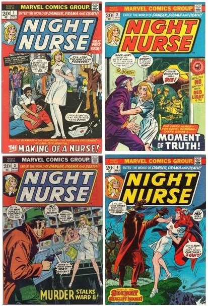 Night Nurse #2 FRIDGE MAGNET comic book 