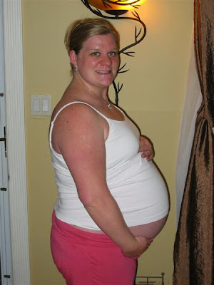 (36 weeks pregnant with Charlotte)