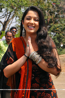 Telugu Actress Charmi in Black Salwar Kameez Dress