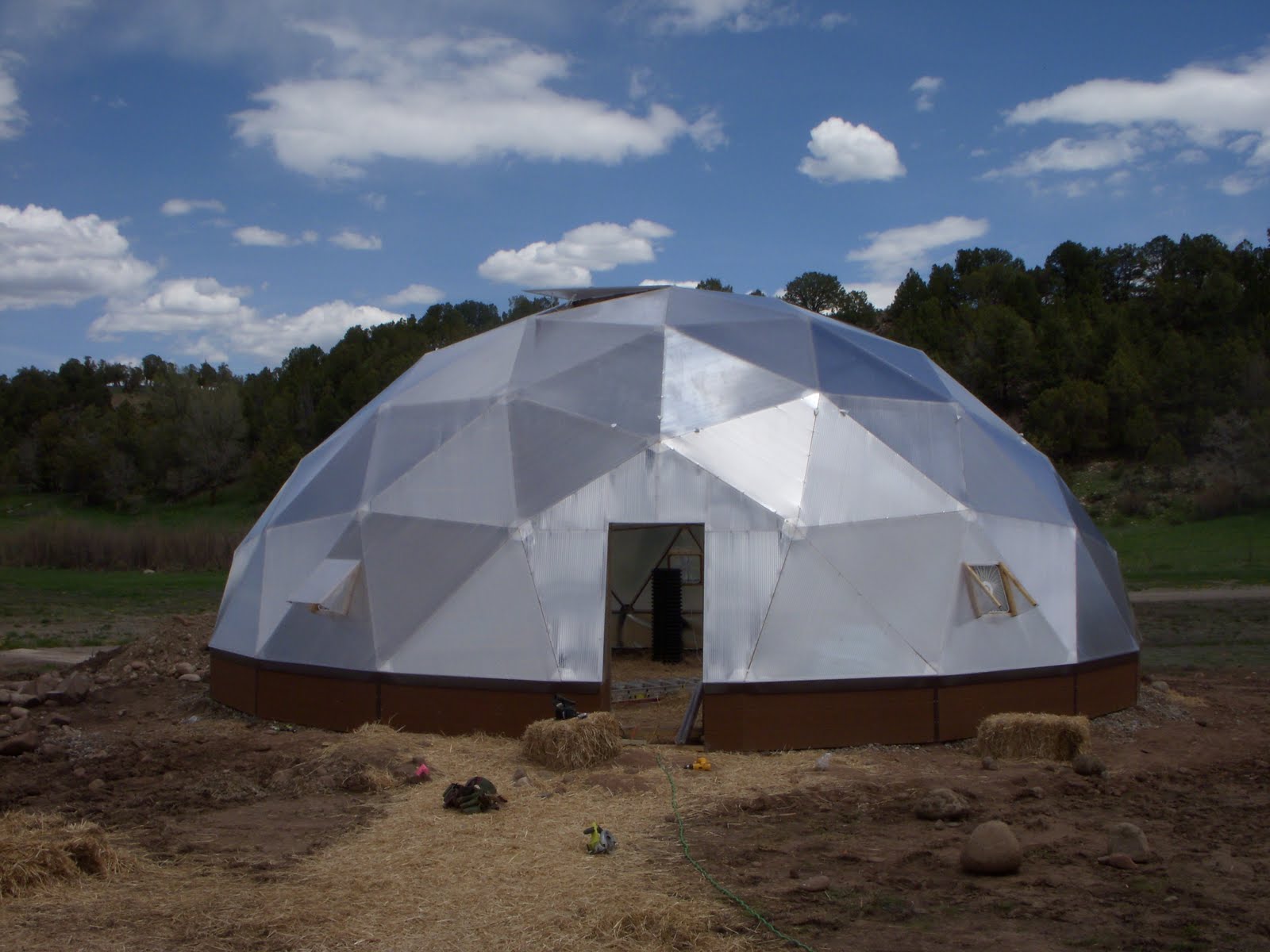 RFHS Greenhouse and Gardens Growing Dome installation complete!