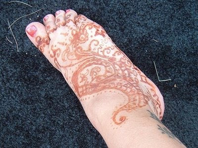 henna foot tattoos. foot tattoos for girls. word