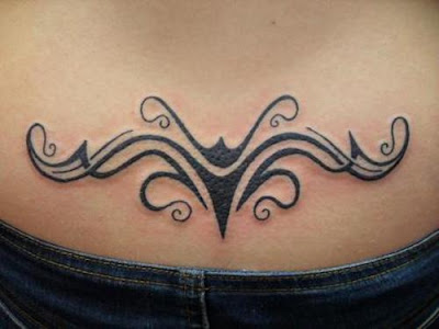 Female Tattoo With Image lower Back Tattoo Designs Special Lower Back Tribal Tattoo Picture 1