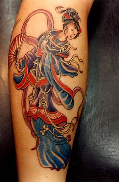 Although the ancient Japanese tattoo are usually associated with criminals.