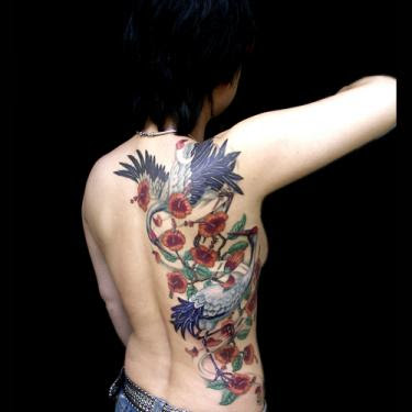 Labels: Japanese Back Tattoo Design