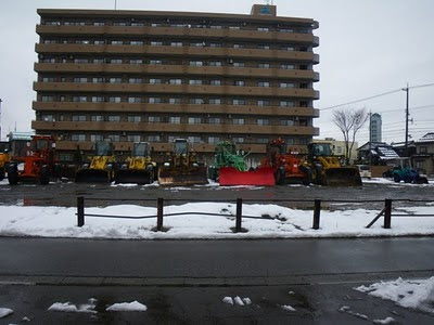 除雪車置き場