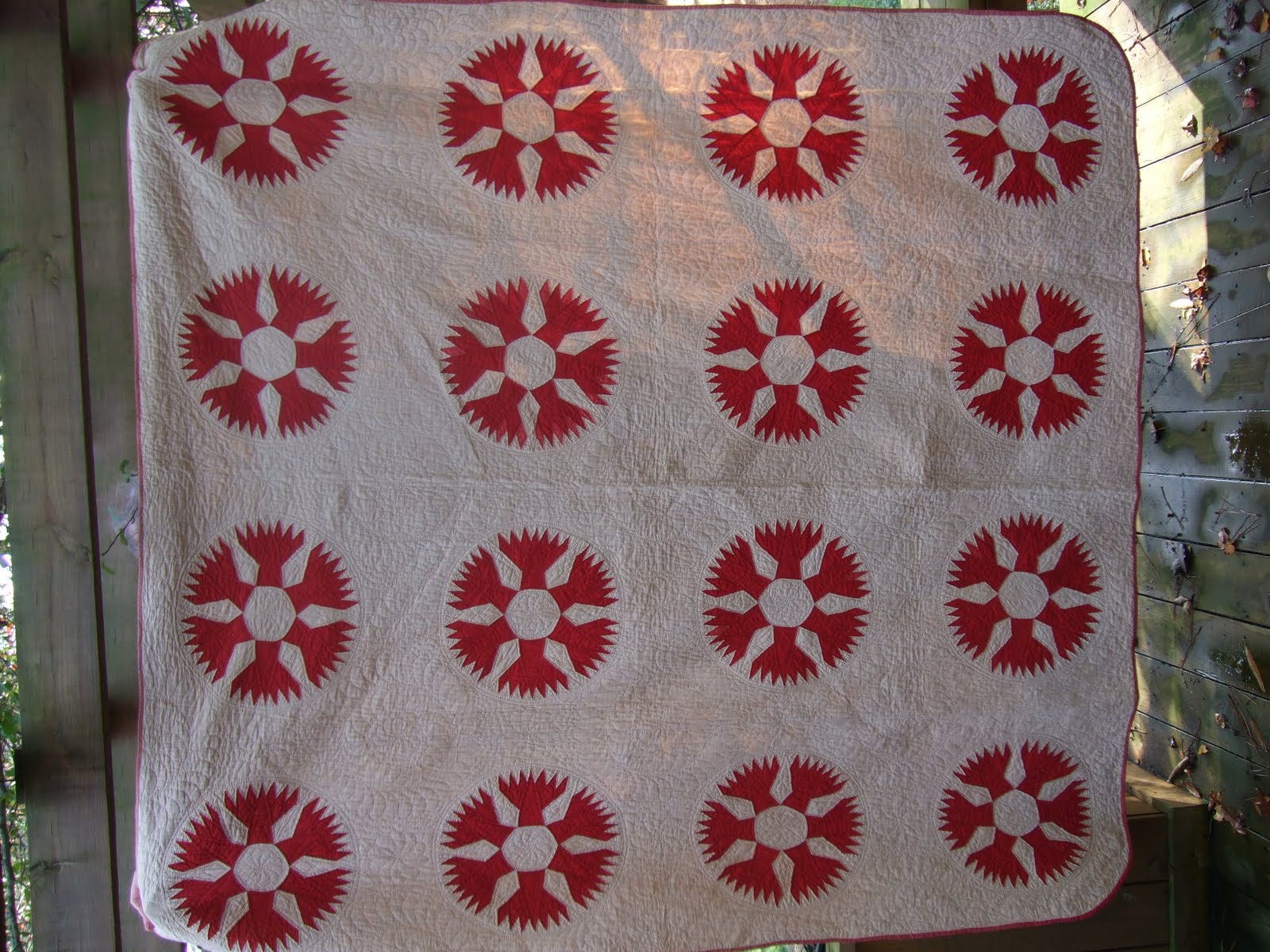 O'Quilts Antique Chips and Whetstones.