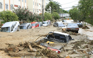 Fotos da destruição causada pelas chuvas no RJ