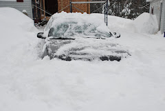 Ms. O.'s Car in the Snowbank!