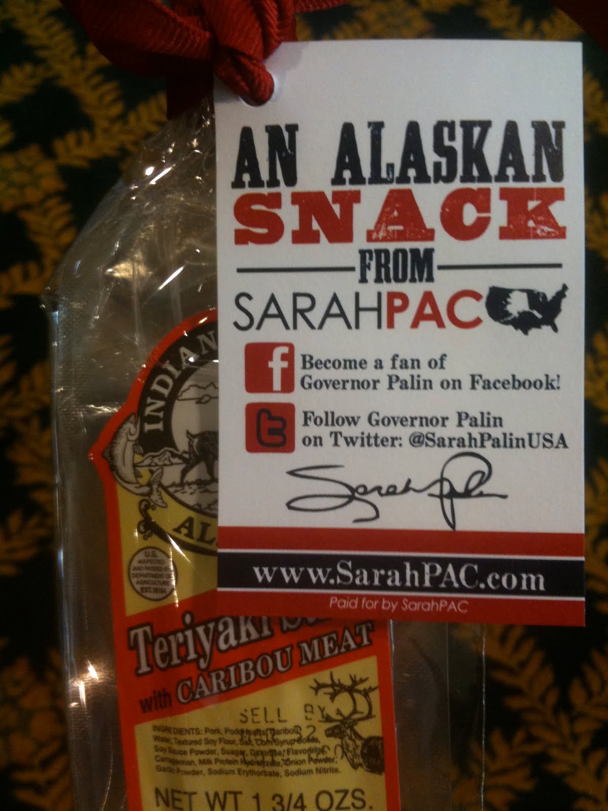 caribou jerky A Time For Choosing