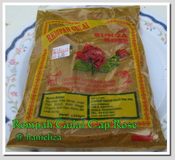 Hanieliza's Cooking Rempah Cap Rose