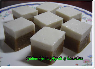 Kuih tepung talam sukatan cawan