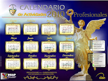 Calendario 2010 de actividades Buap