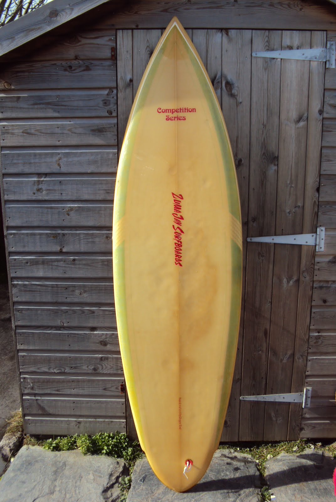 vintage surfboard collector UK Zuma Jay twin fin