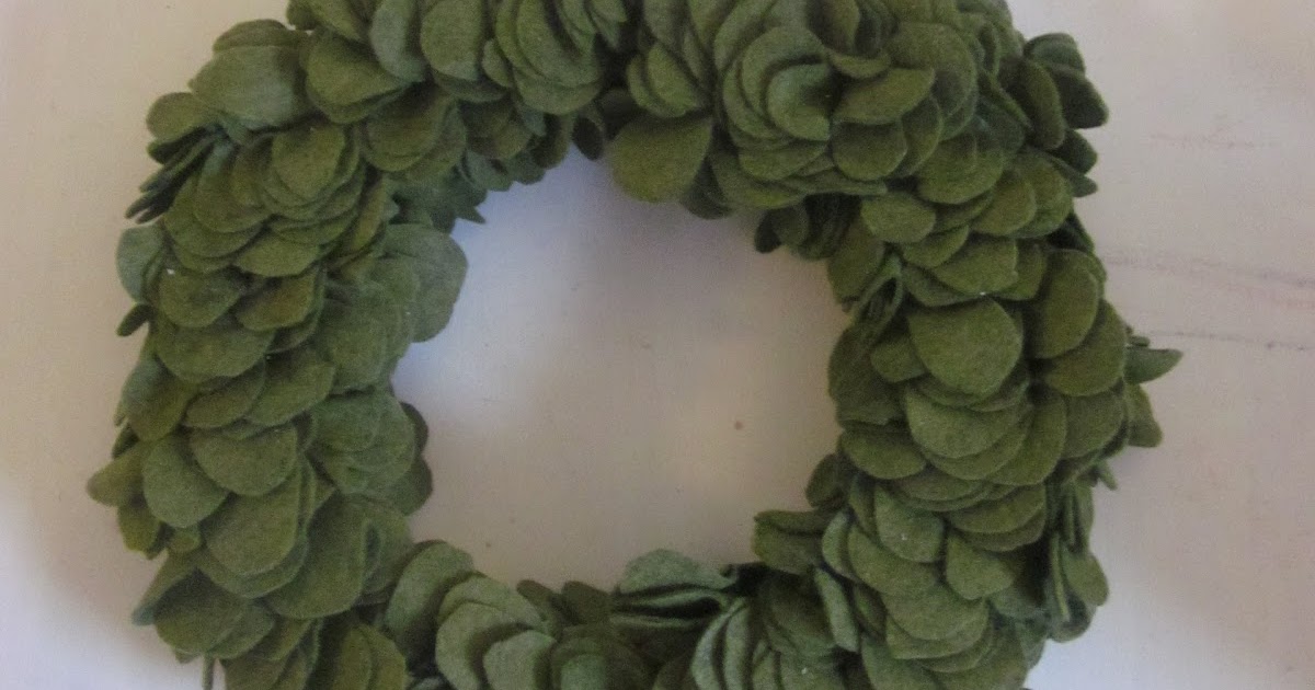 The Modern Cottage Company Wool Felt Wreath