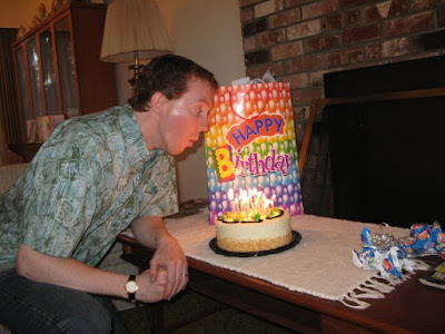 blowing out the candles