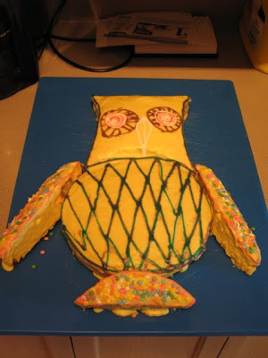 owl cake