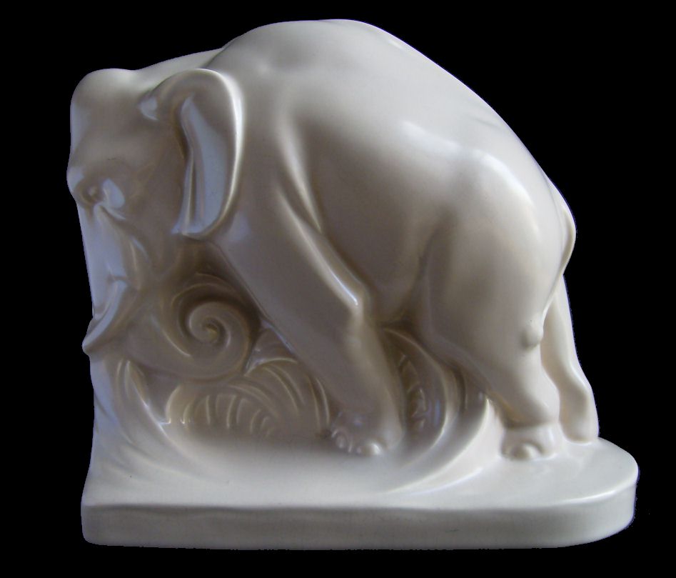 Rob's Poole Pottery Blog Art Deco Elephant Bookend