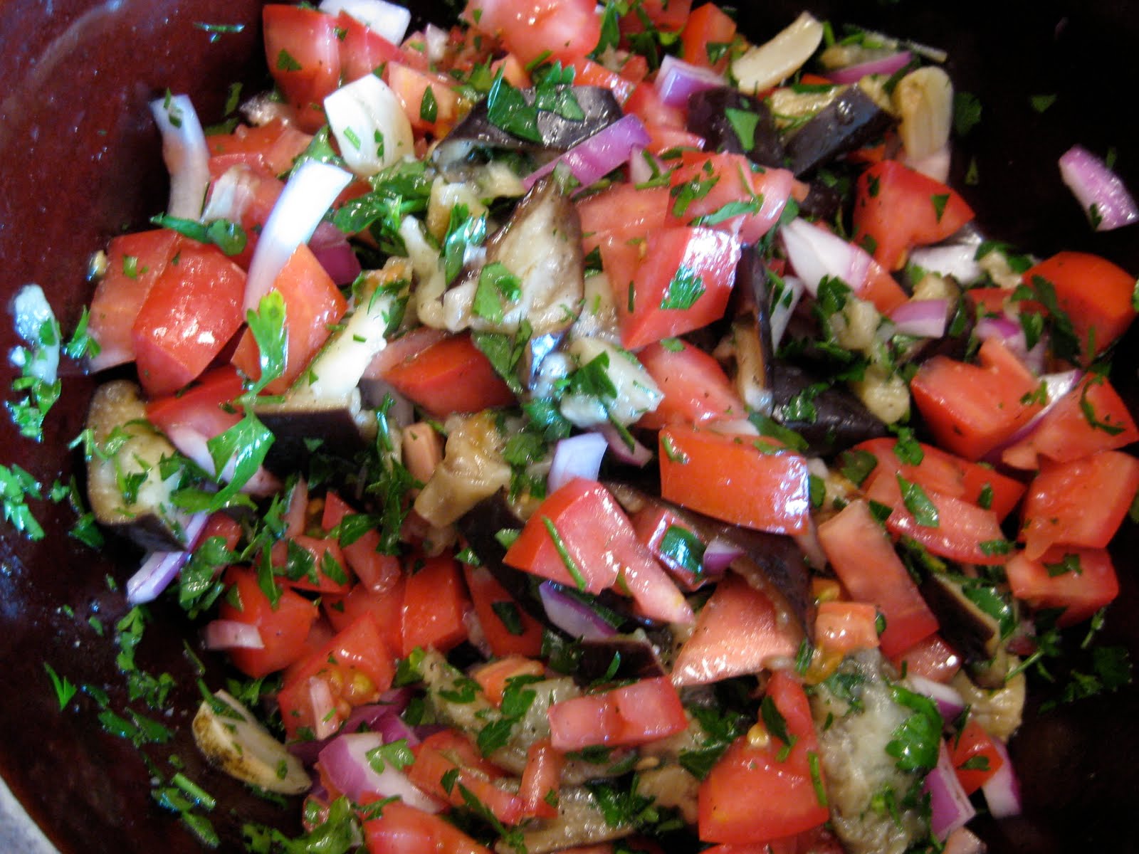Recipes That Fit Mediterranean Eggplant Salad