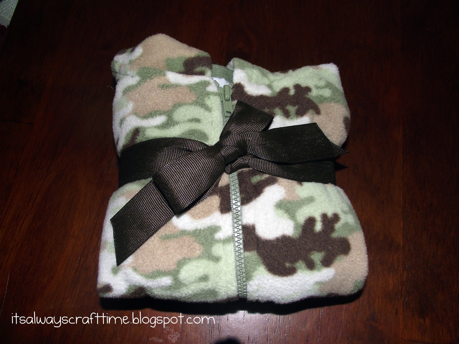 It's Always Craft Time Camo Baby Shower Gift
