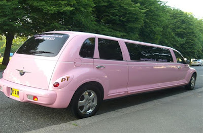 The Best Limousines: Pink Chrysler PT Cruiser Limousine