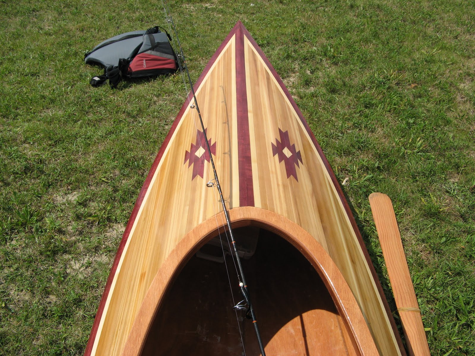 wood duck kayak Clear coat paint job